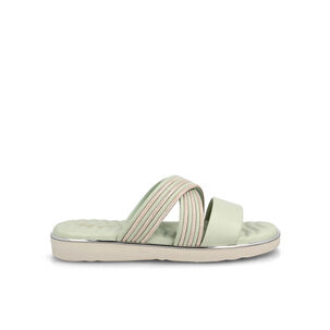 Sandalia Mujer Bata Megan Verde Claro